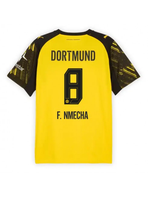 Muži Futbalové oblečenie Borussia Dortmund Felix Nmecha #8 2025-26 Krátky Rukáv - Domáci Muži Futbalové oblečenie Borussia Dortmund Felix Nmecha #8 2025-26 Krátky Rukáv - Domáci